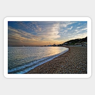 Lyme Regis Sunset Sticker